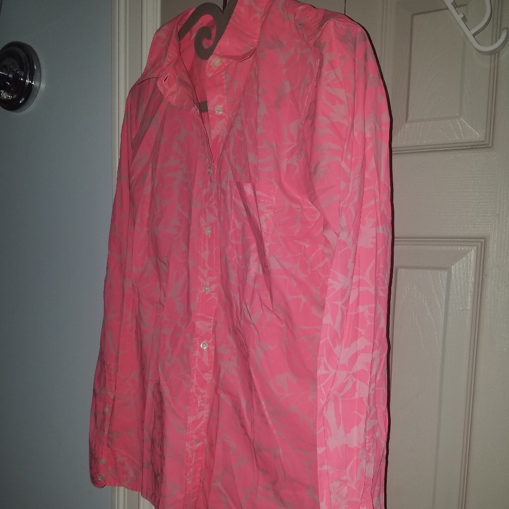 Very light sexy bright pink shirt